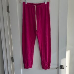 THE GREAT. Fuchsia Joggers